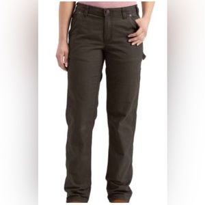 Carhartt Women's Rugged Flex Loose Fit Canvas Work Pant 16 Short